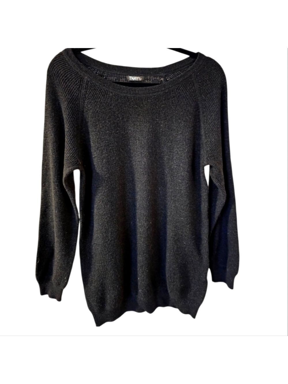 TNA Black Crew Neck Sweater
